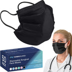 Surgical Masks Black detail