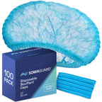 Bouffant Caps Blue 100 pack packaging