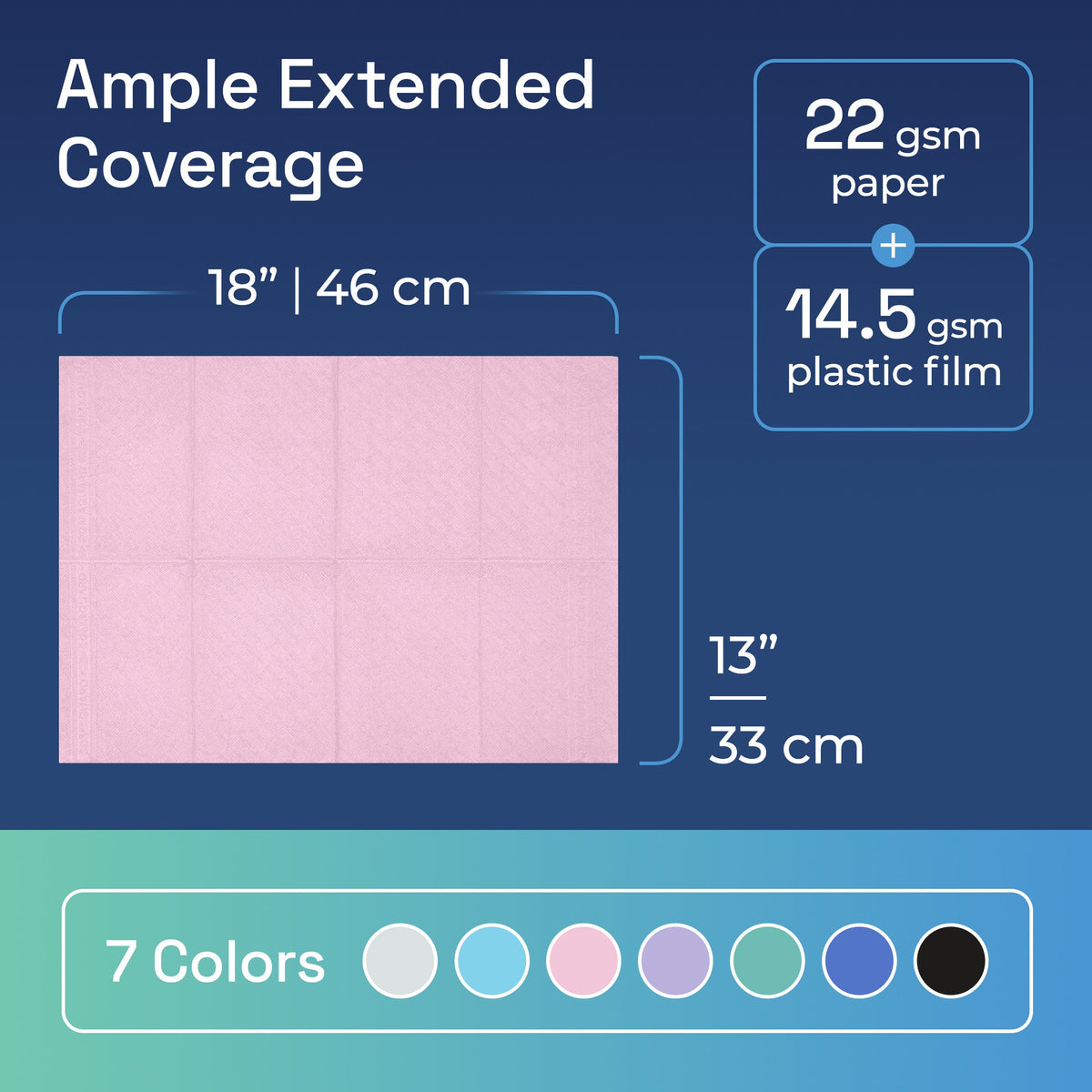 Dental Bibs Pink details