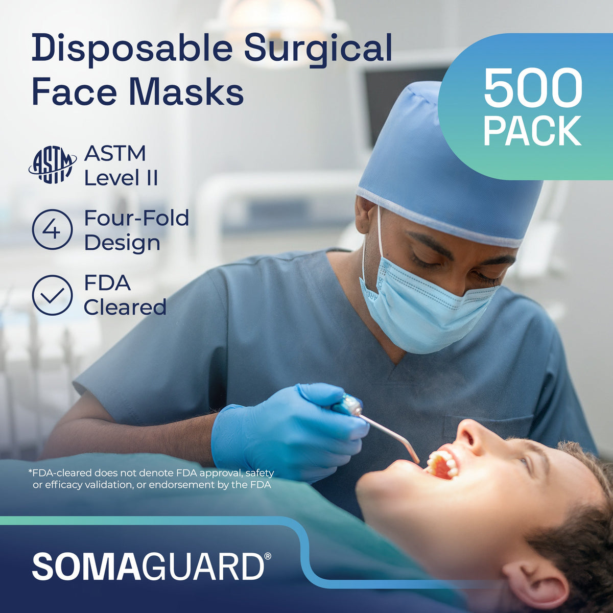 Surgical Masks Blue details