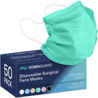 Surgical Masks Green 50 pack packaging