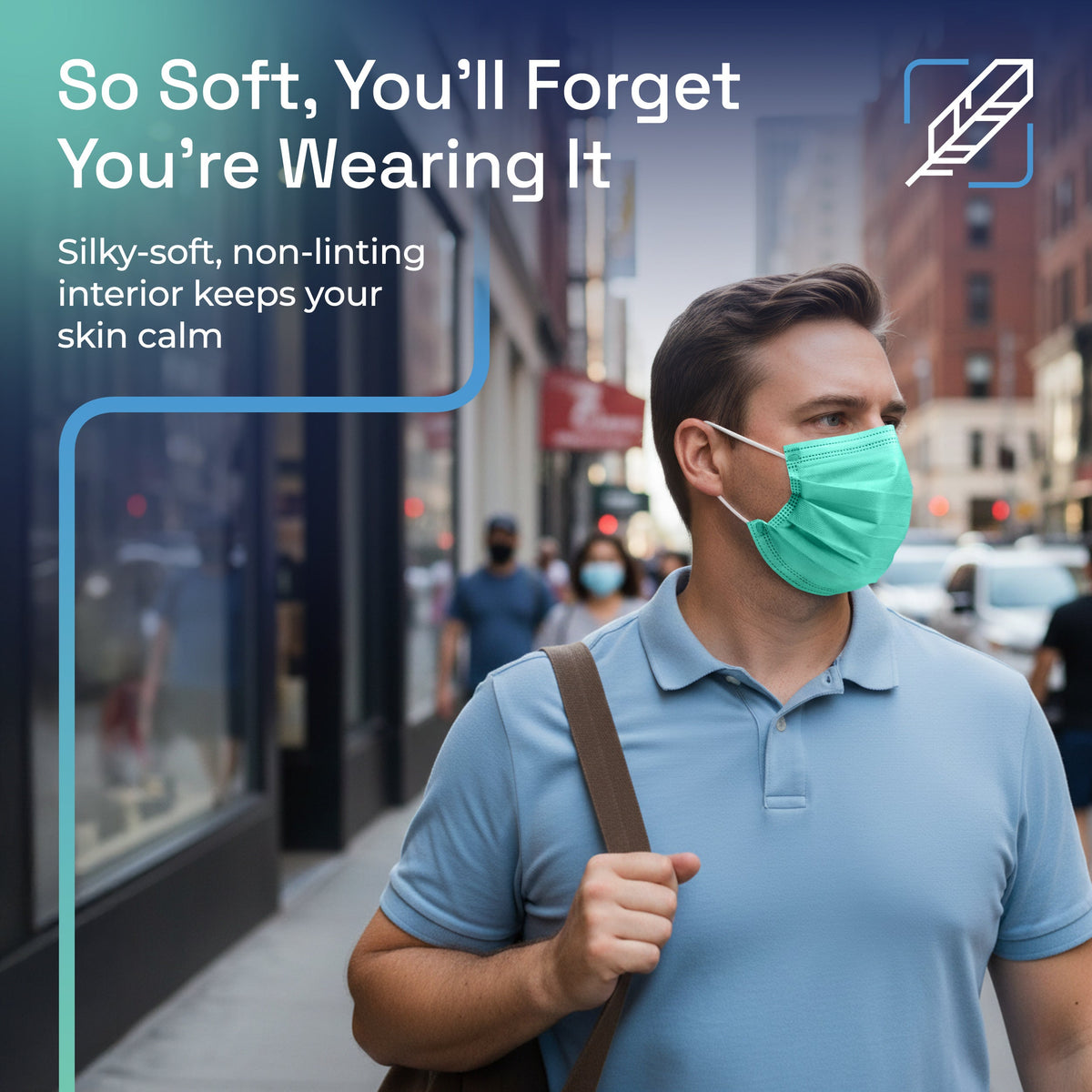 Surgical Masks Green details