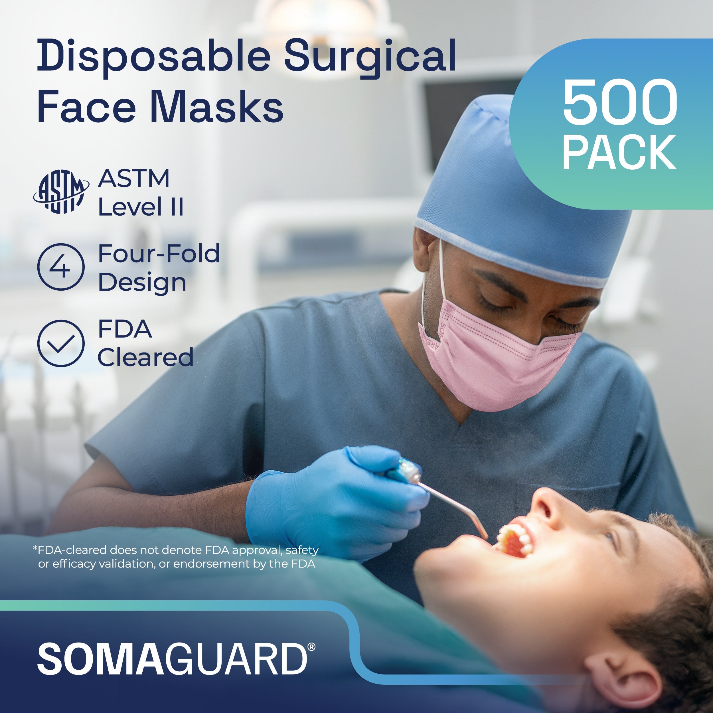 Surgical Masks Pink details