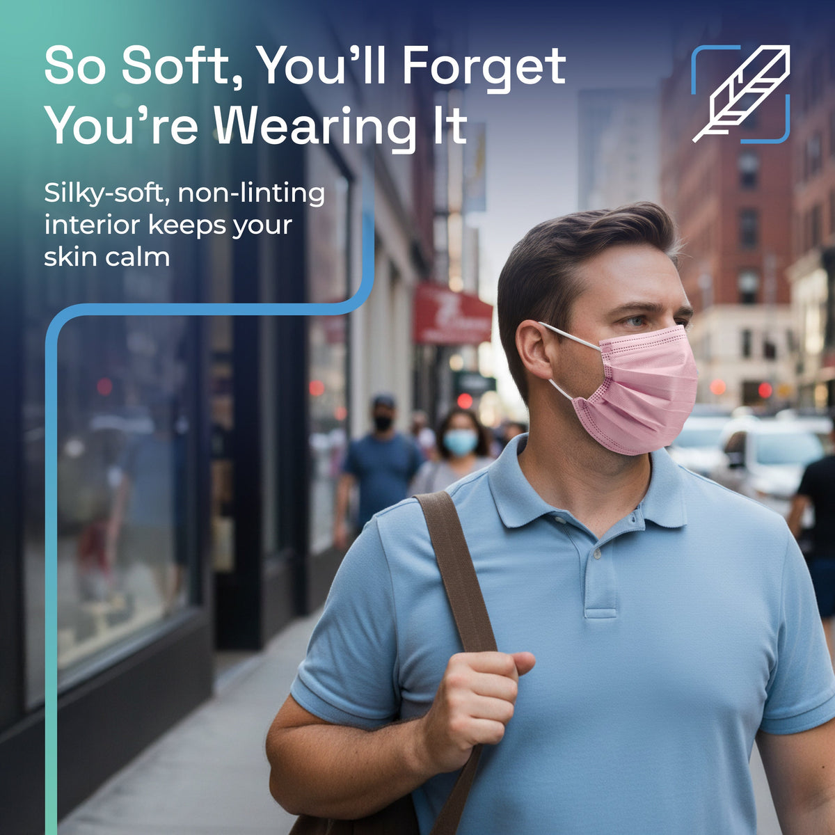 Surgical Masks Pink details